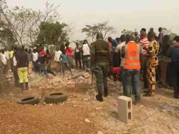 End Time:- Dead Bodies Discovered In Foundation Of Enugu Church Building (Graphics)